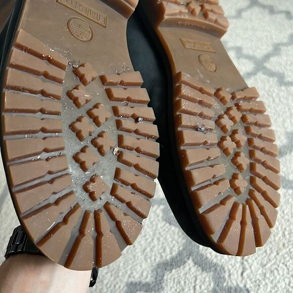 Timberland X NBA Toronto Raptors boys size 7 women size 9 Boots Black in GUC - Picture 9 of 10